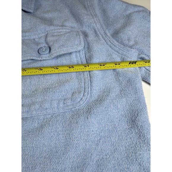 American Eagle Shacket, Woman's Size Medium, Light Blue, 100% Cotton, Button Up - Picture 7 of 9